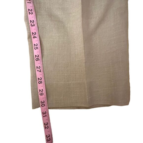 Reyn’s ~ Khaki colored Men’s Linen Pants ~ pleated front ~ full leg ~ size 34 - Picture 9 of 9